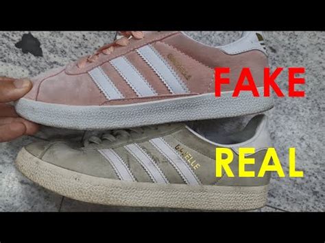 Adidas Gazelle real vs fake review. How to spot fake Adidas .